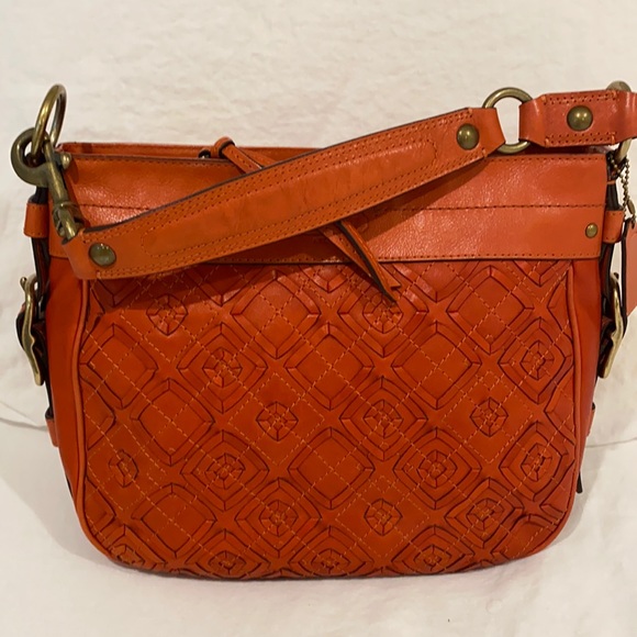 Coach Handbags - COACH ZOE Editorial Woven Bag